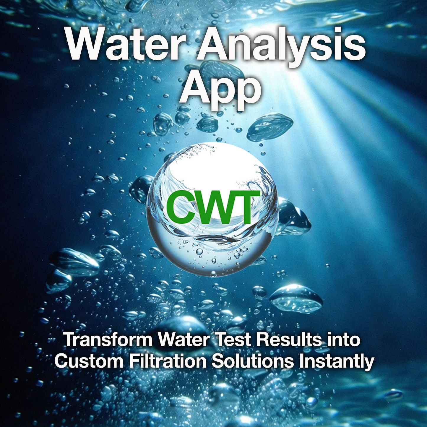 Water Analysis System Design Tool